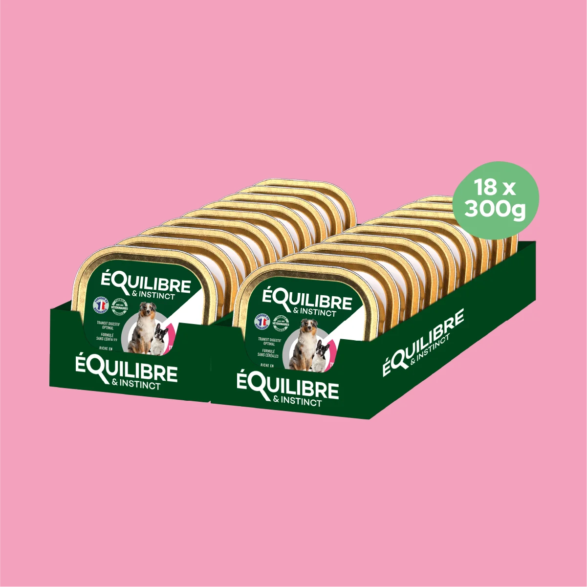 Pâtées riches en saumon & aux épinards (Chien adulte)