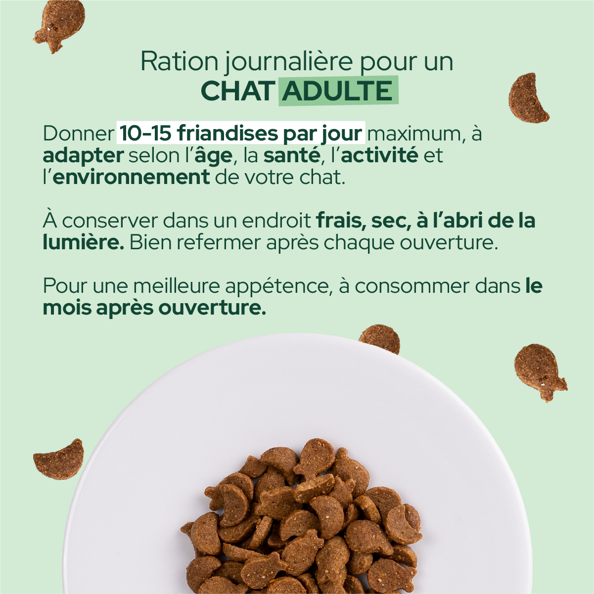 Friandises riches en saumon (Chat adulte)