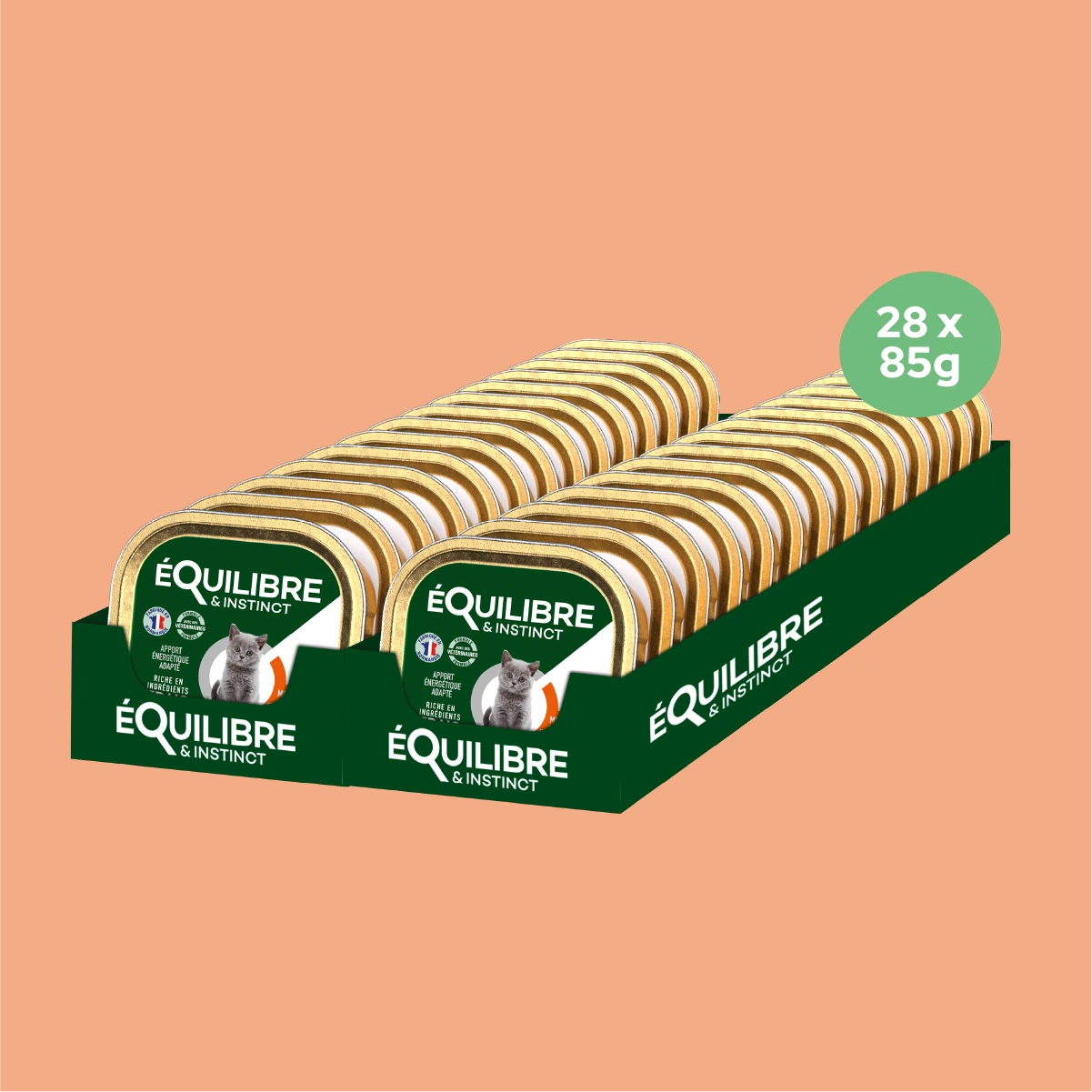 Mousses riches en volaille & aux carottes (Chaton)