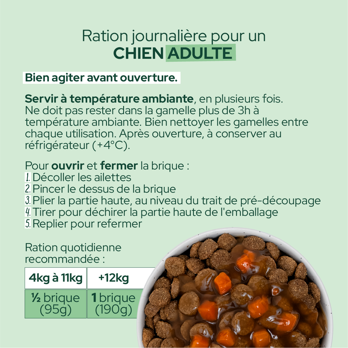 Sauce aux carottes (Chien adulte)