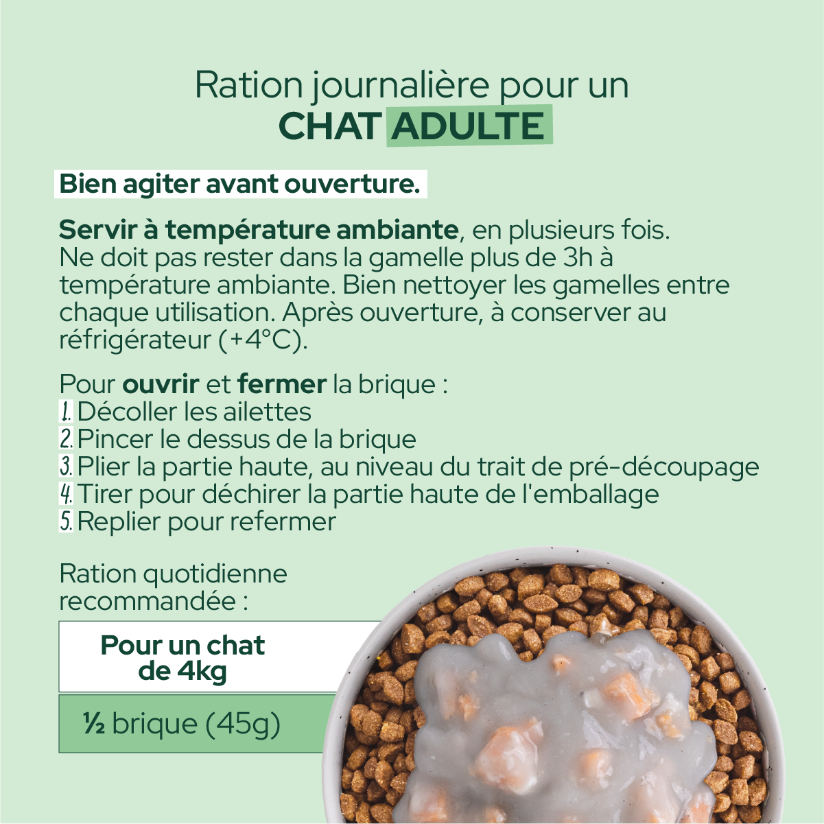 Sauce crémeuse aux dés de saumon (Chat)