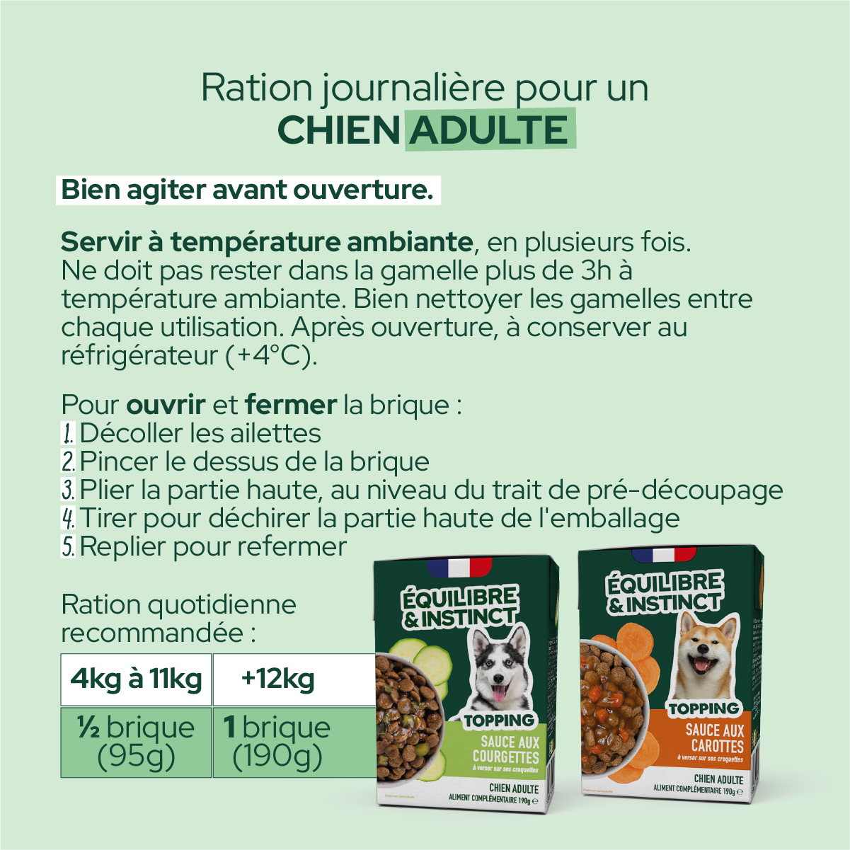 Pack de sauces multisaveurs (Chien adulte)