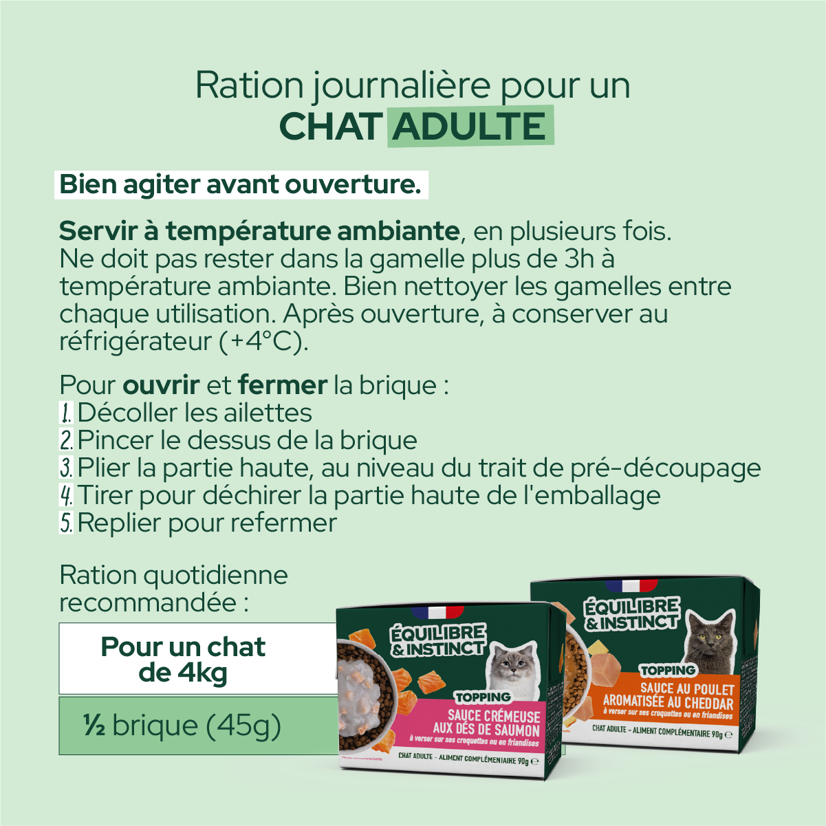 Pack de sauces multisaveurs (Chat)