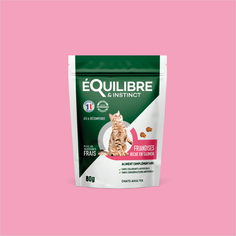 Friandises riches en saumon (Chat adulte)