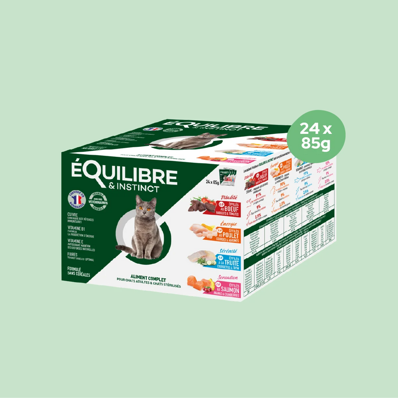 Multipack d'effilés (Chat stérilisé et Chat adulte)