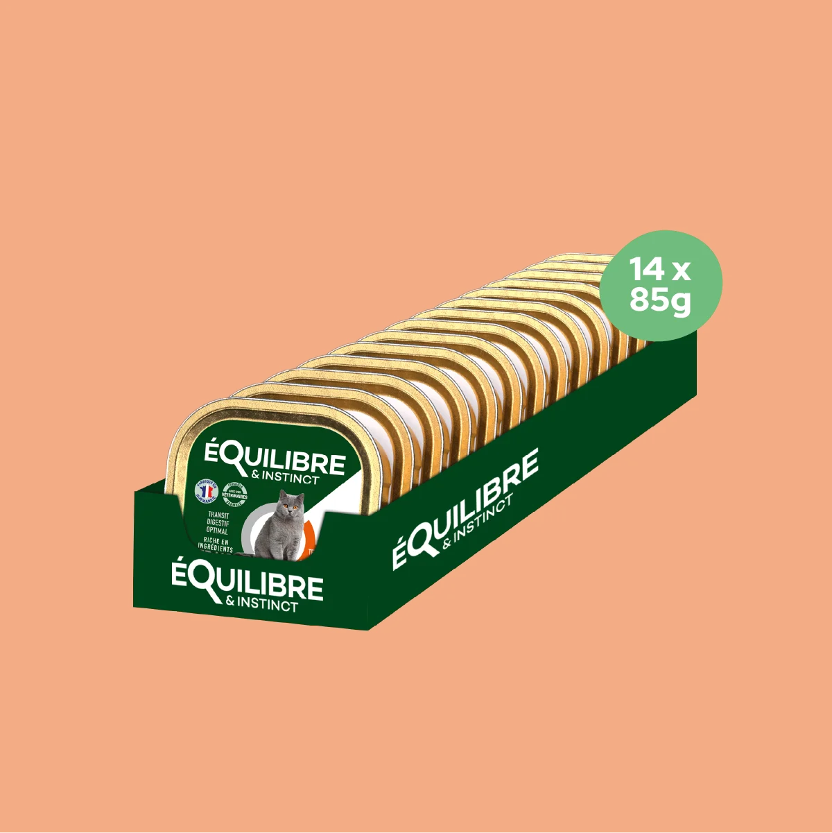 Pâtées riches en volaille & aux courgettes (Chat âgé)