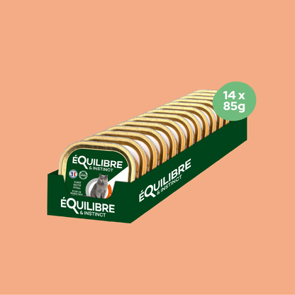 Pâtées riches en volaille & aux courgettes (Chat âgé)