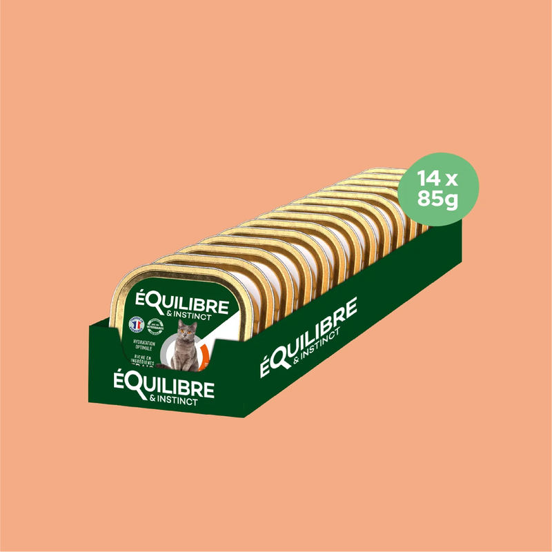 Pâtées riches en volaille & aux courgettes (Chat stérilisé et Chat adulte)