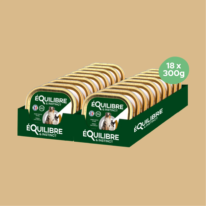 Pâtées riches en canard & aux petits pois (Chien adulte)