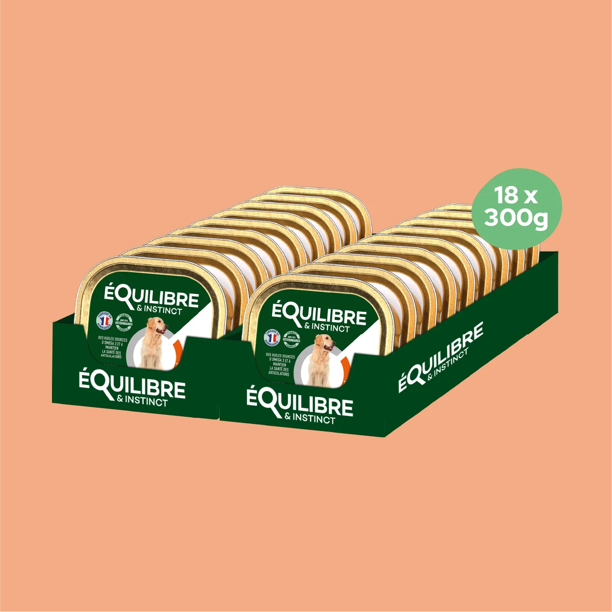 Pâtées riches en volaille & aux petits pois (Chien âgé)