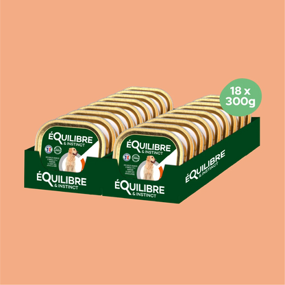 Pâtées riches en volaille & aux petits pois (Chien âgé)