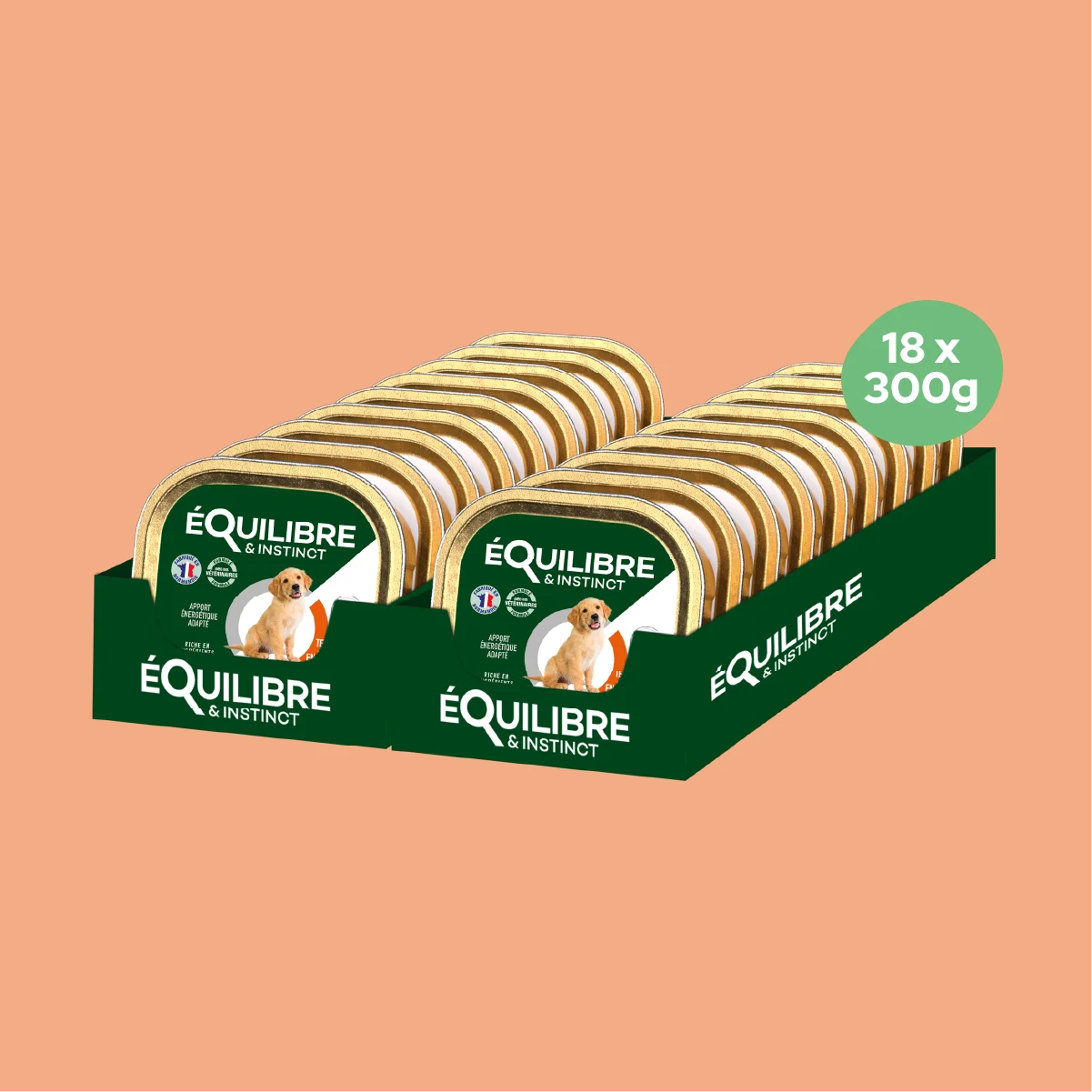 Pâtées riches en volaille & aux carottes - Moy. / Grande taille (Chiot)