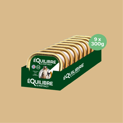 Pâtées riches en canard & aux petits pois (Chien adulte)