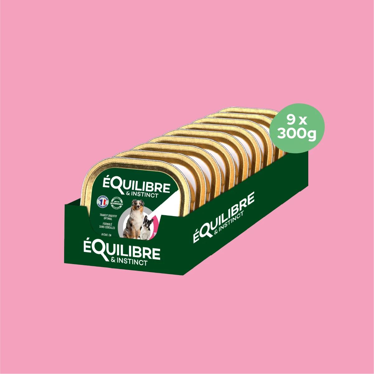 Pâtées riches en saumon & aux épinards (Chien adulte)