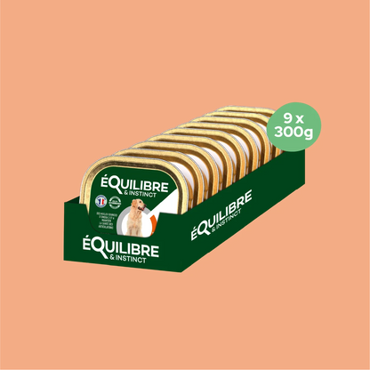 Pâtées riches en volaille & aux petits pois (Chien âgé)