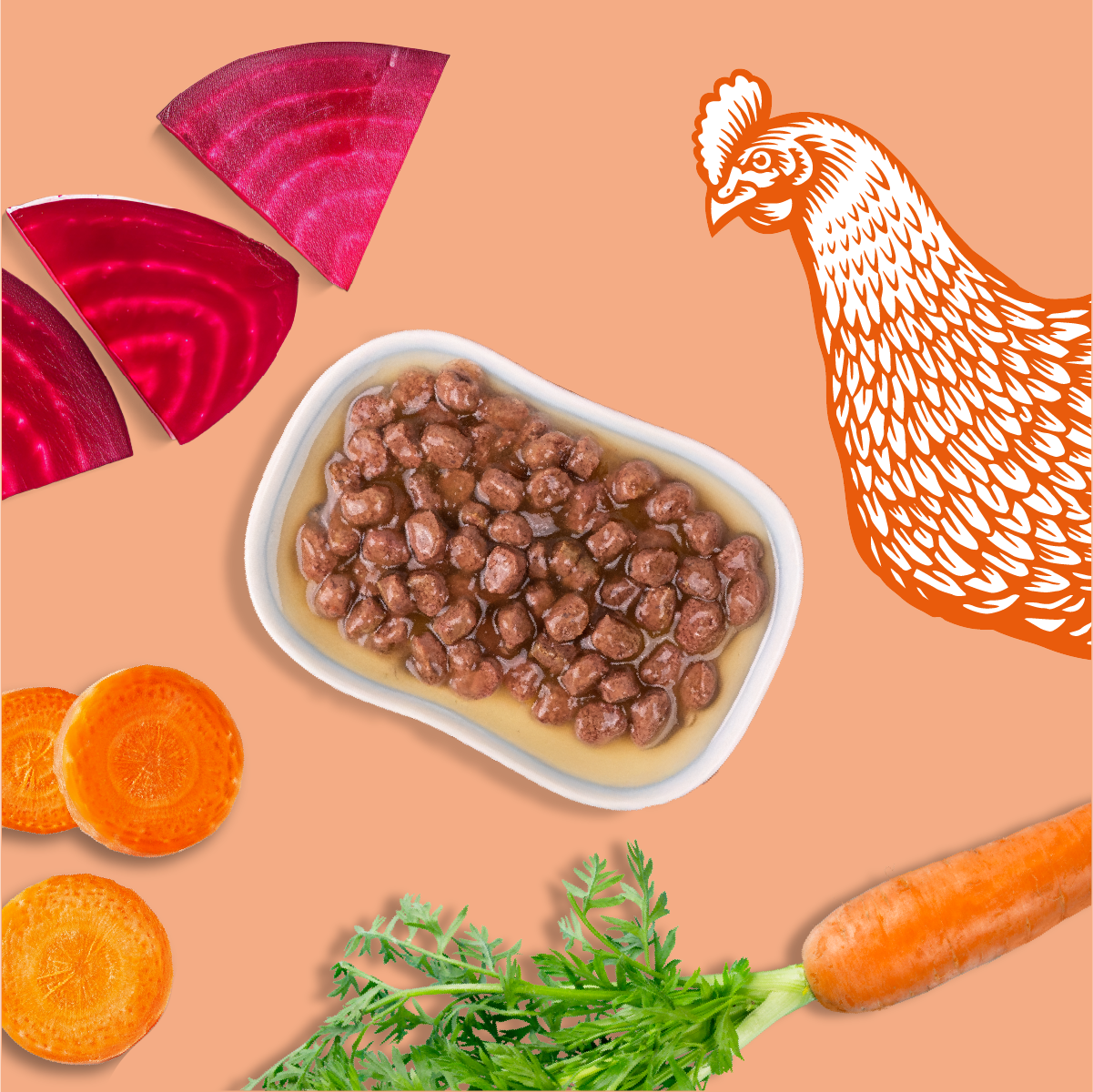 Emincés au poulet (Chaton)