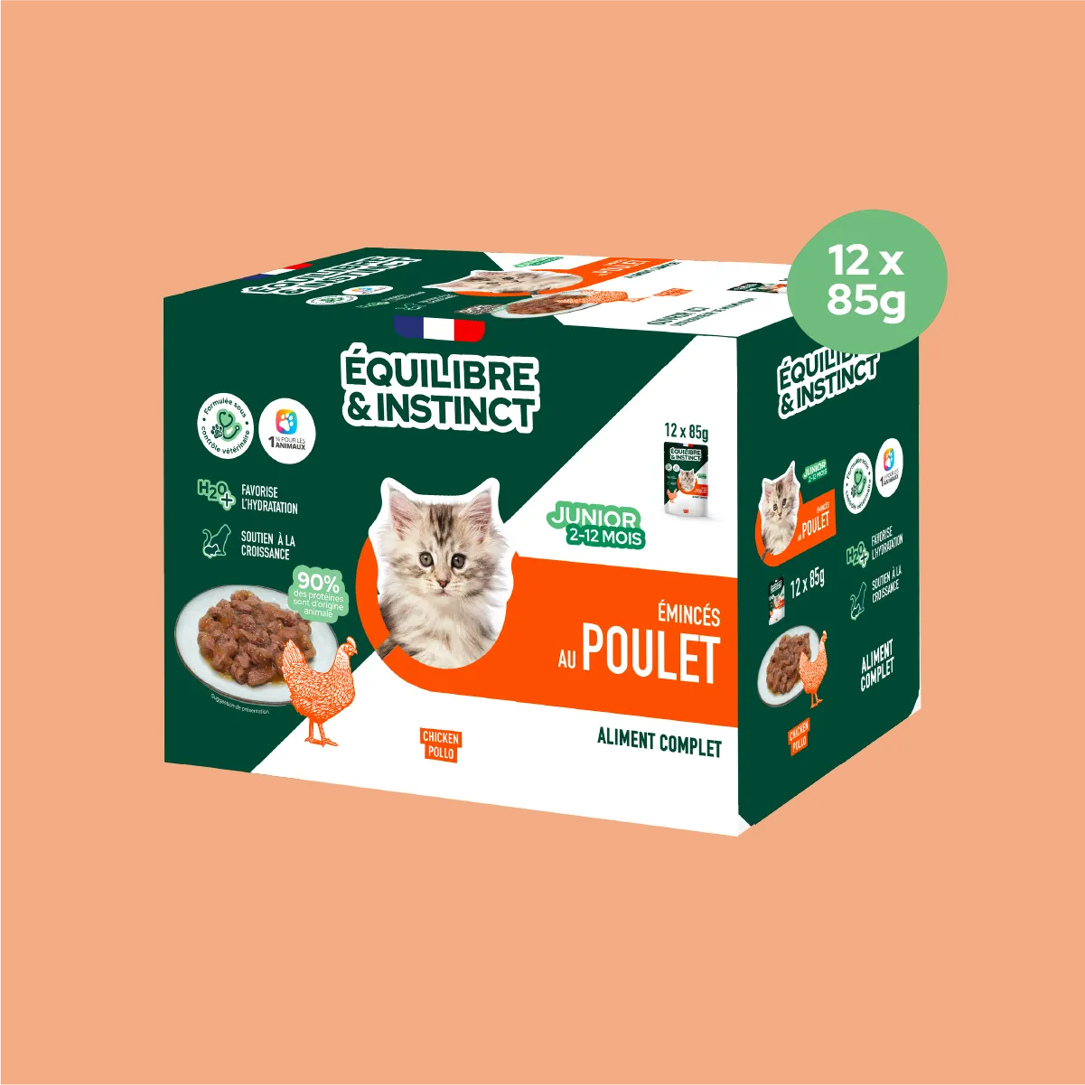 Émincés au poulet (Chaton)