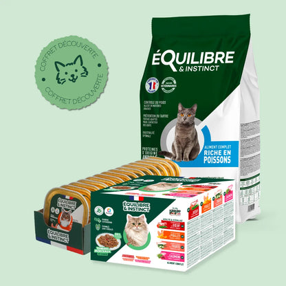 Pack découverte bi-nutrition (Chat adulte et chat stérilisé)