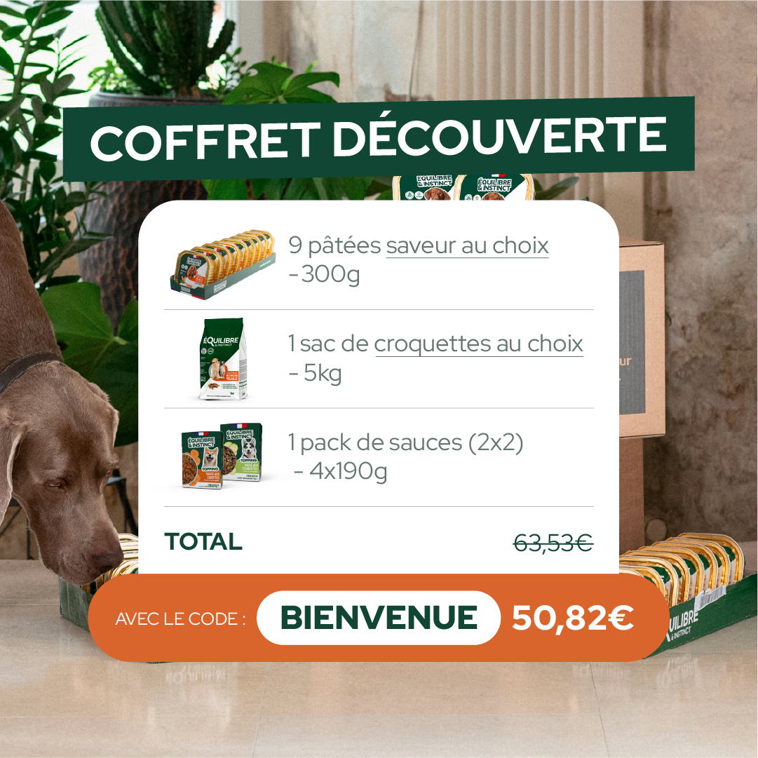 Pack découverte bi-nutrition (Chien adulte)