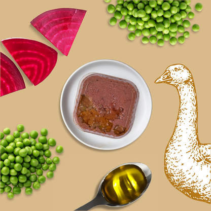 Pâtées riches en canard & aux petits pois (Chien adulte)
