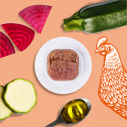 Pâtées riches en volaille & aux courgettes (Chat stérilisé et Chat adulte)