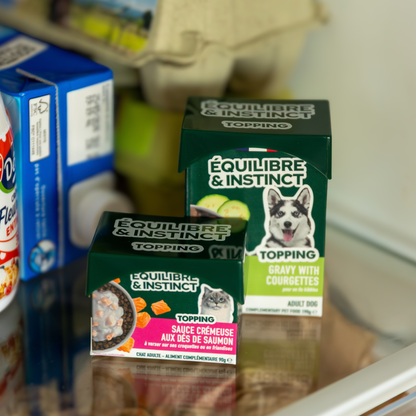 Couvercle pour brique de sauce (Chien et chat)
