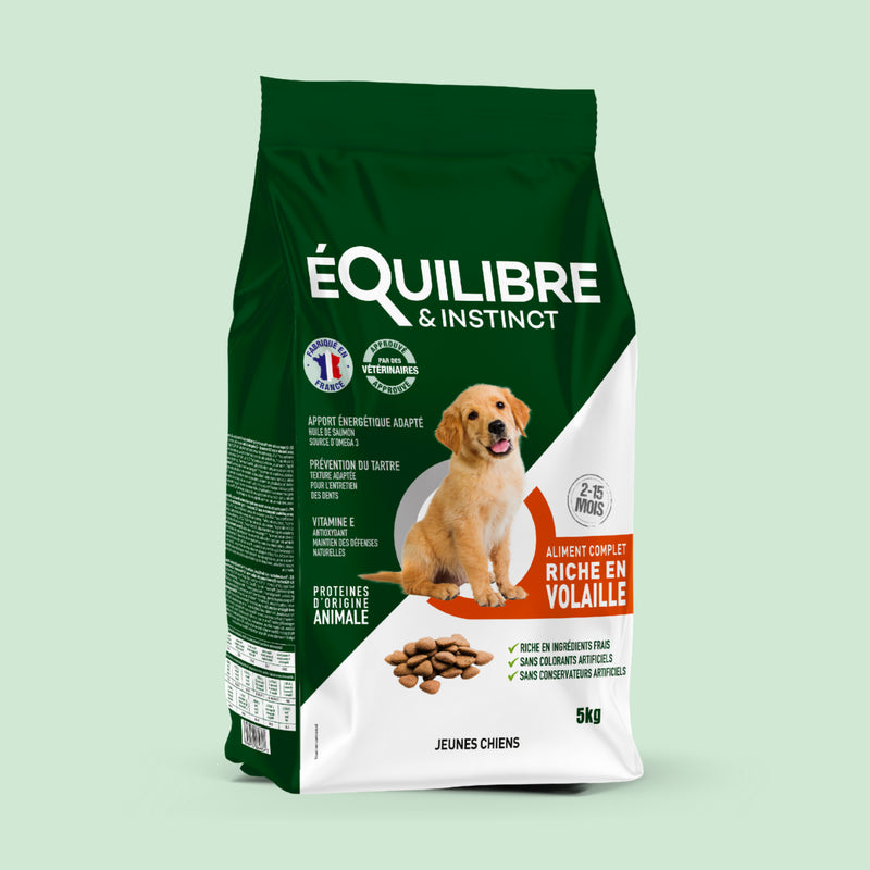 Croquettes de volaille riches en ingrédients frais (Chiot)