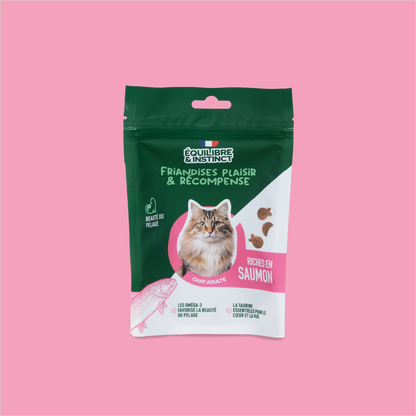 Friandises riches en saumon (Chat adulte)