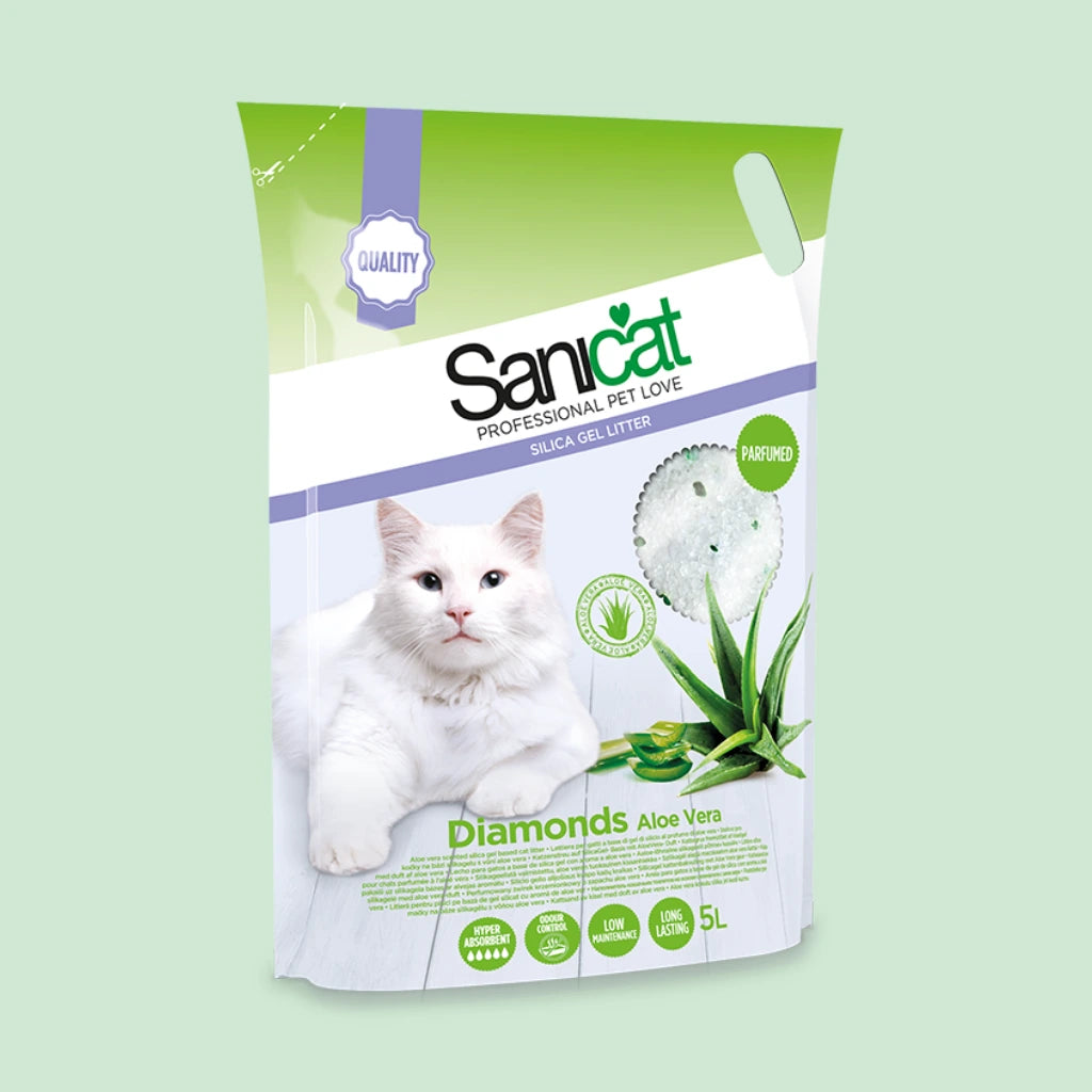 Litière absorbante "Diamonds Aloe Vera" (Chat)