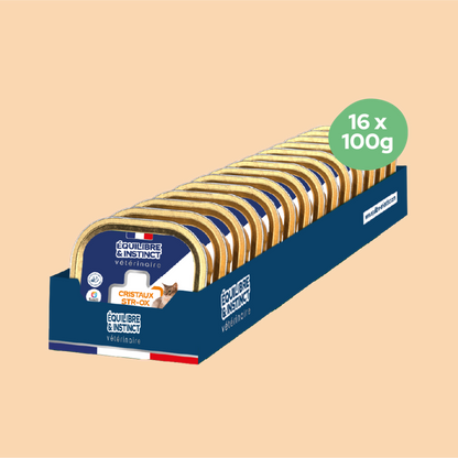 Pâtées diététiques "Calculs urinaires" (Chat adulte et Chat stérilisé)