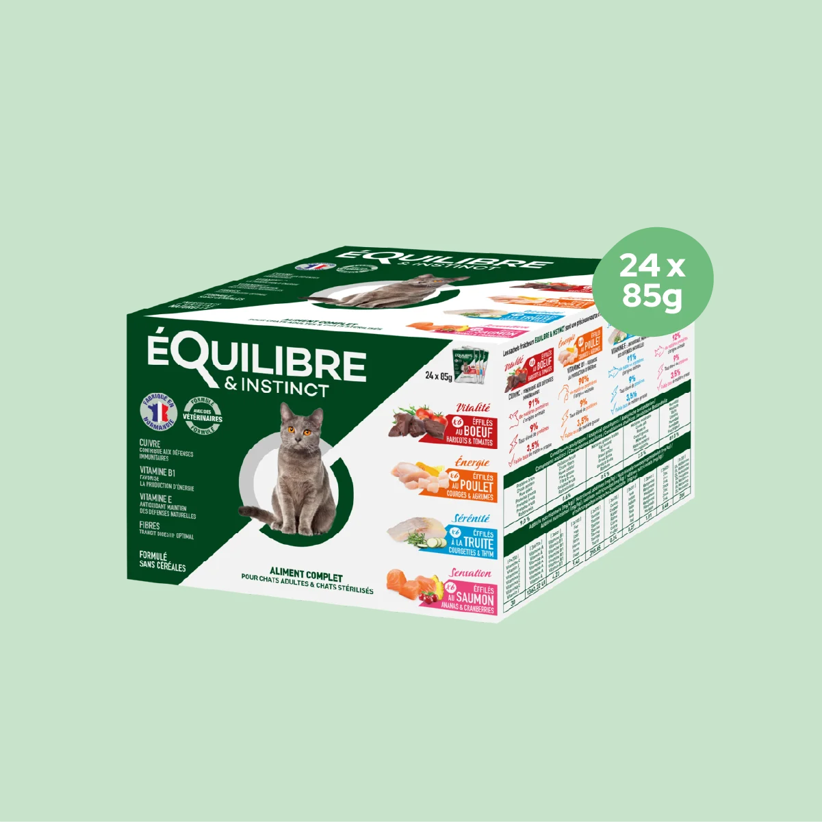 Multipack d'effilés (Chat stérilisé et Chat adulte)