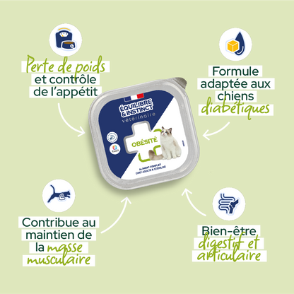Pâtées diététiques "Obésité" (Chat adulte et Chat stérilisé)