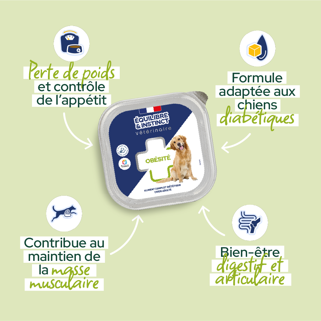 Pâtées diététiques "Obésité" (Chien adulte)