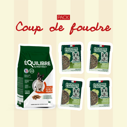 Pack Coup de foudre - Petite taille (chien adulte)