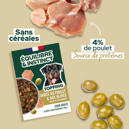 Sauce au poulet & aux olives (Chien)