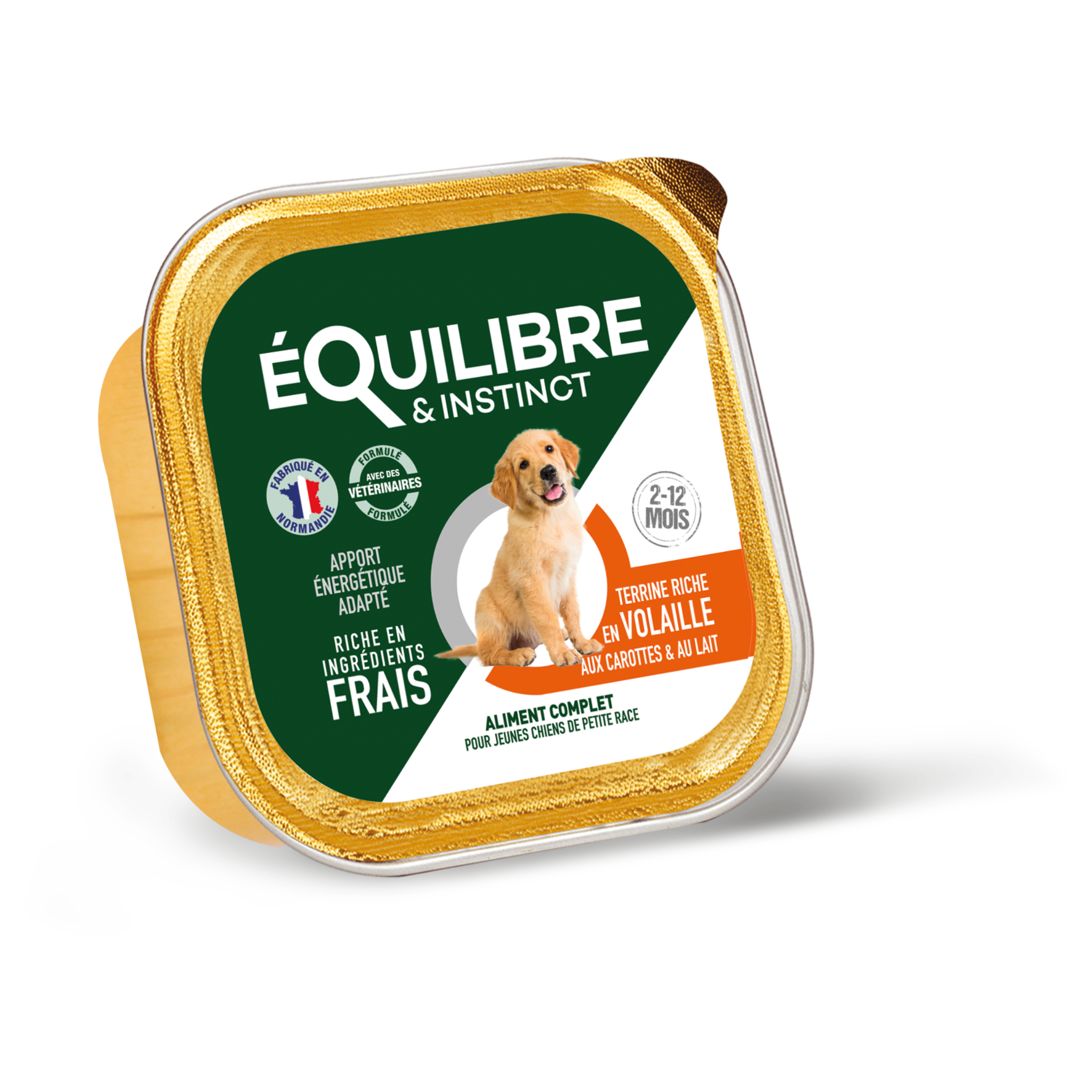 Pâtées riches en volaille & aux carottes (chiot)