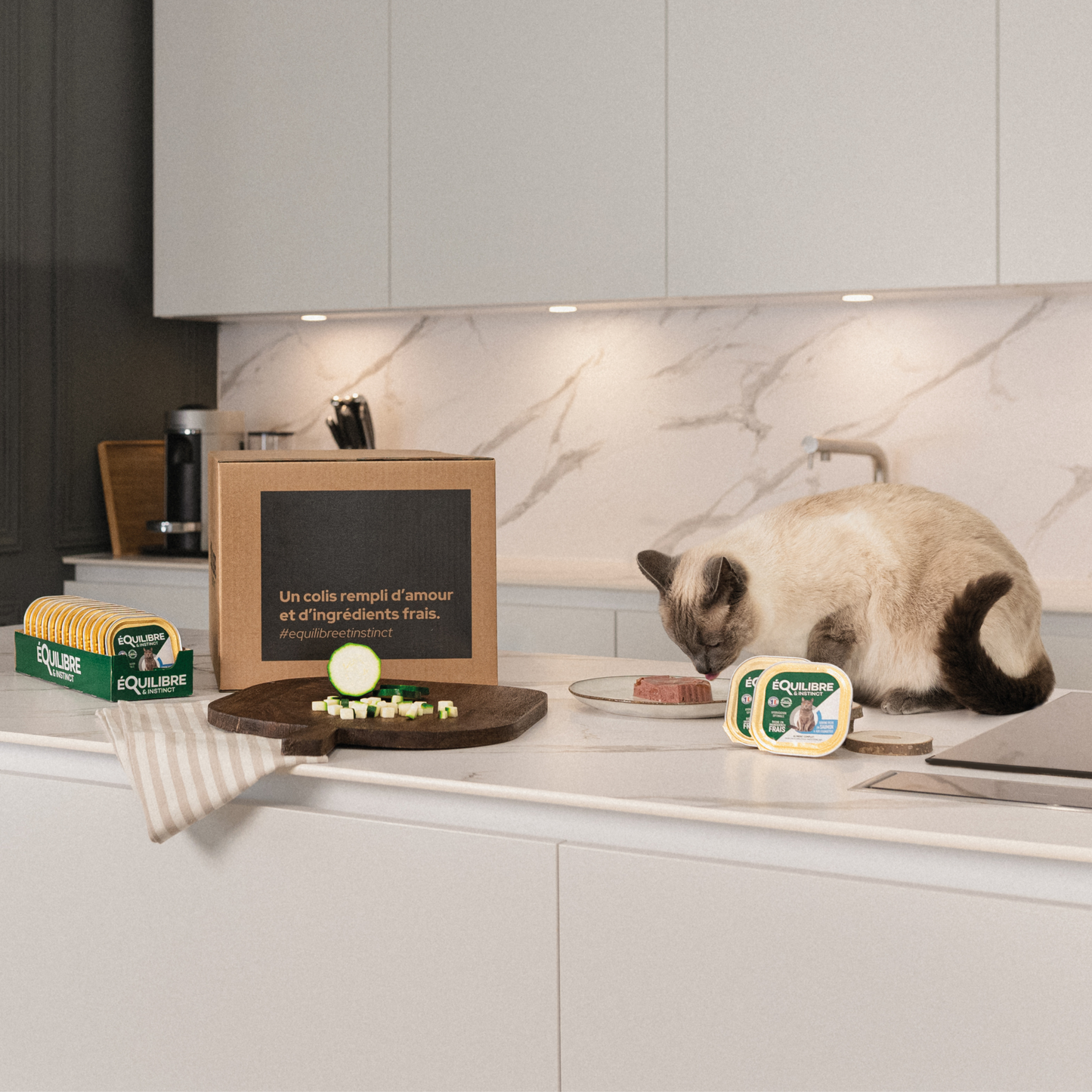 Pâtées riches en bœuf & aux courgettes (Chat stérilisé et Chat adulte)