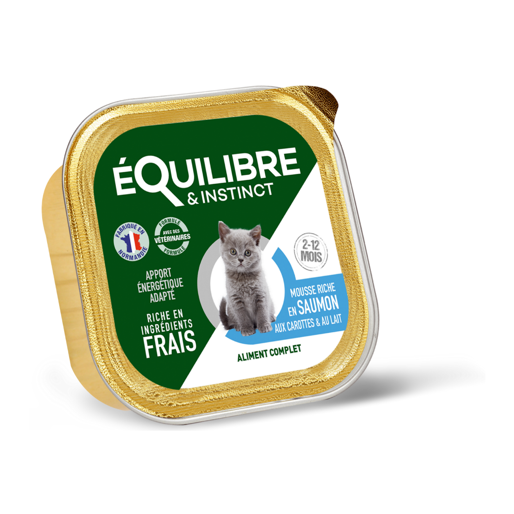 Achat - pâtées chaton saumon - Equilibre & Instinct