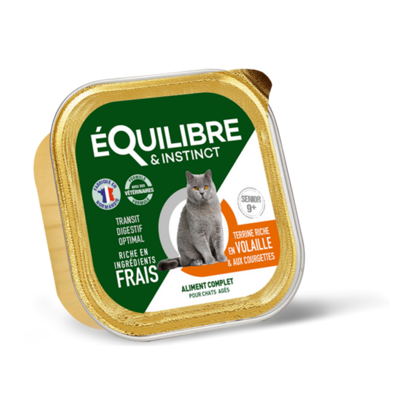 Pâtées riches en volaille & aux courgettes (chat âgé)