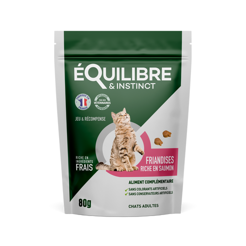Friandises riches en saumon (Chat adulte)